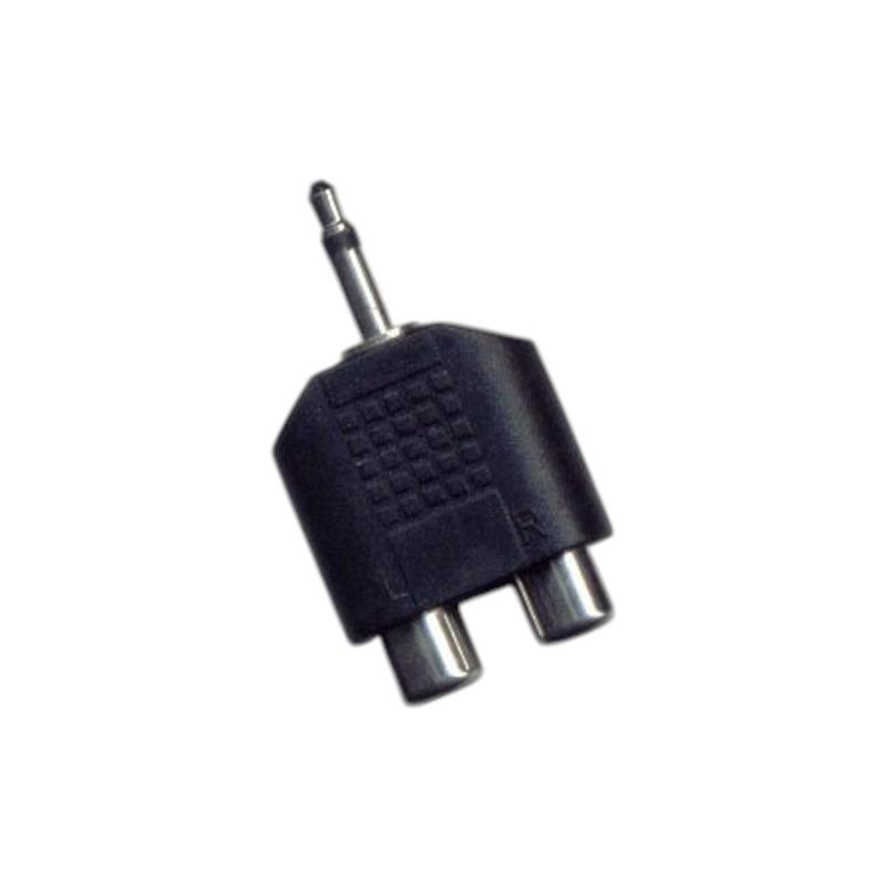 PLUG MONO 3.5 2 JACK RCA