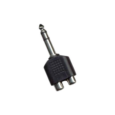 PLUG ST 6.5 2 JACK RCA