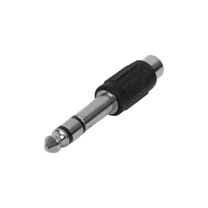 PLUG ST 6.5 JACK RCA PLASTICO