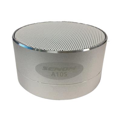 PARLANTE MINI CON TF Y BATERIA. PLATEADO