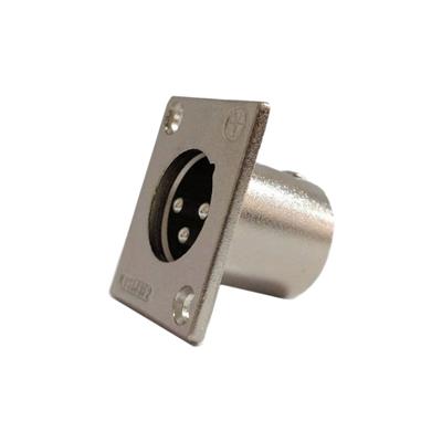 CONECTOR CANON CHASIS XLR DE 3 CONTACTOS MACHO