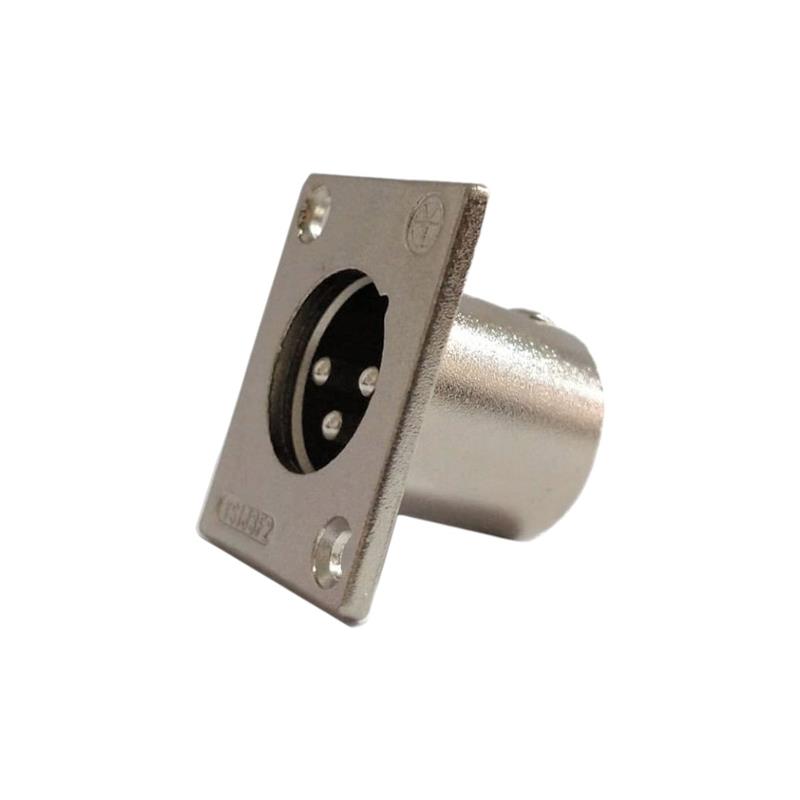 CONECTOR CANON CHASIS XLR DE 3 CONTACTOS MACHO