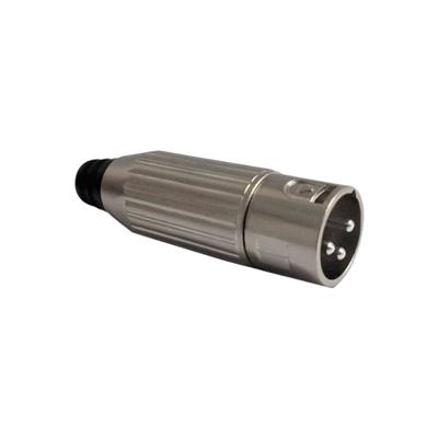 CONECTOR CANON XLR DE 3 CONTACTOS A CABLE MACHO
