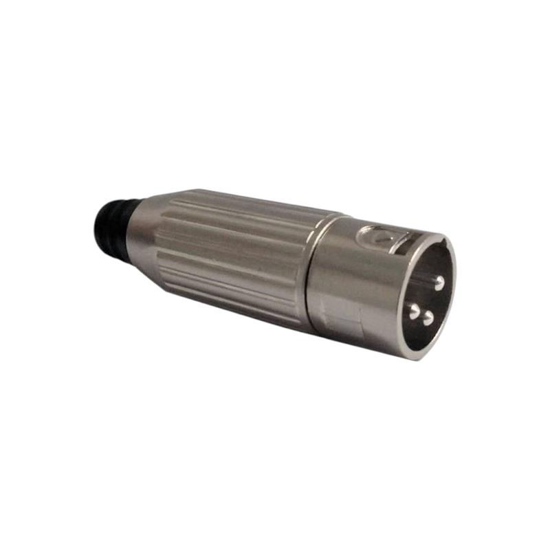 CONECTOR CANON XLR DE 3 CONTACTOS A CABLE MACHO