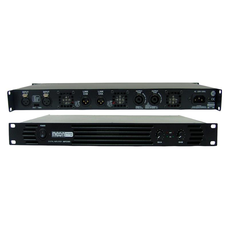 AMPLIFICADOR DE 2 CANALES 3000W  CLASE ¨D¨