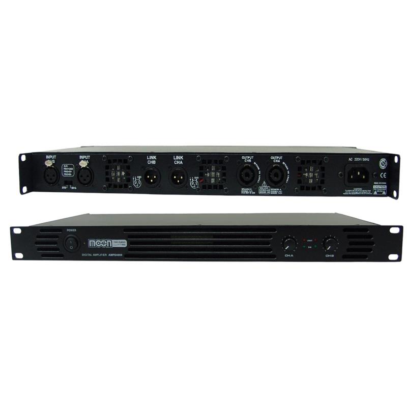 AMPLIFICADOR DE 2 CANALES 4000W  CLASE ¨D¨