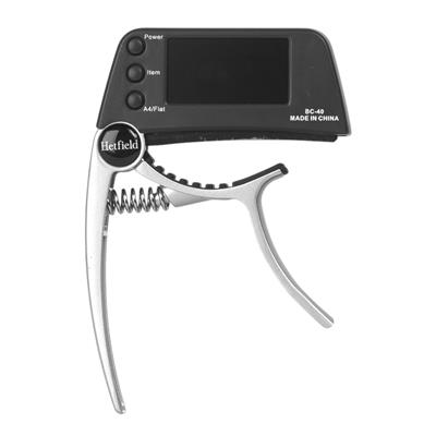 SINTONIZADOR DE GUITARRA CON CAPODASTRO