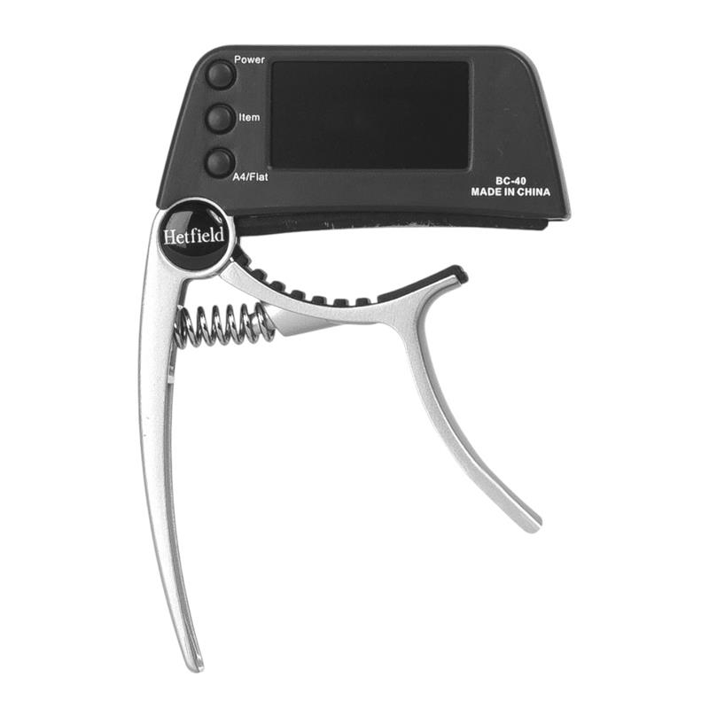 SINTONIZADOR DE GUITARRA CON CAPODASTRO