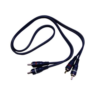 CABLE ARMADO ARTEKIT LINEA BLUE DE 2X2RCA 0.9MTS