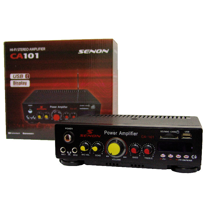 (**) MINI AMPLIFICADOR CON USB/SD/MP3/FM/CONTROL REMOTO