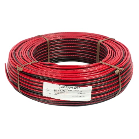 CABLE BAFLE 2X1.5 ROJO/NEGRO  X100M