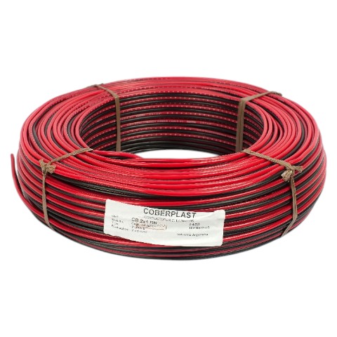 CABLE BAFLE 2X1 ROJO/NEGRO  X100M