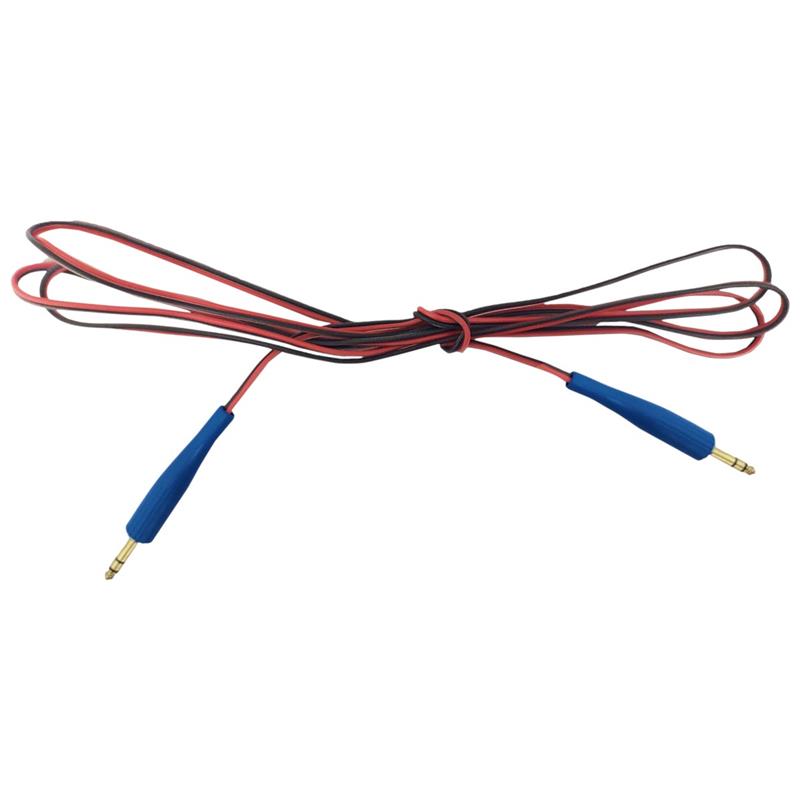 CABLE DE 3MTS ROJO Y NEGRO. PLUG PLUG