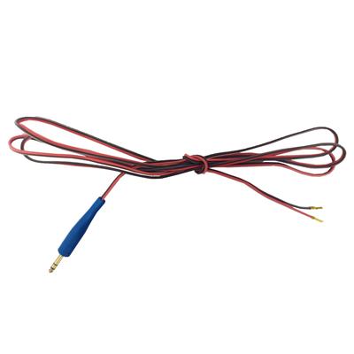 CABLE DE AUDIO ROJO NEGRO 3M DE 2X1 PLUG A TERMINAL