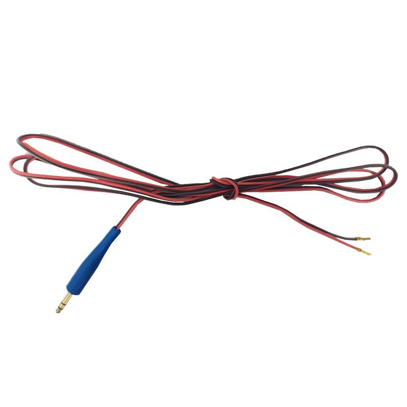 CABLE DE AUDIO ROJO NEGRO 3M DE 2X1 PLUG A TERMINAL