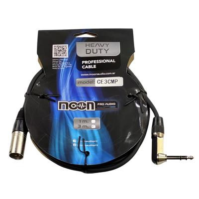 CABLE DE MICROFONO DE 3MTS CON CABLE CANON MACHO A PLUG