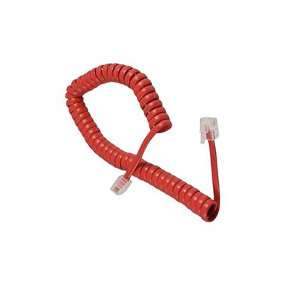 CABLE ESPIRALADO 4 CONDUCTORES ROJO