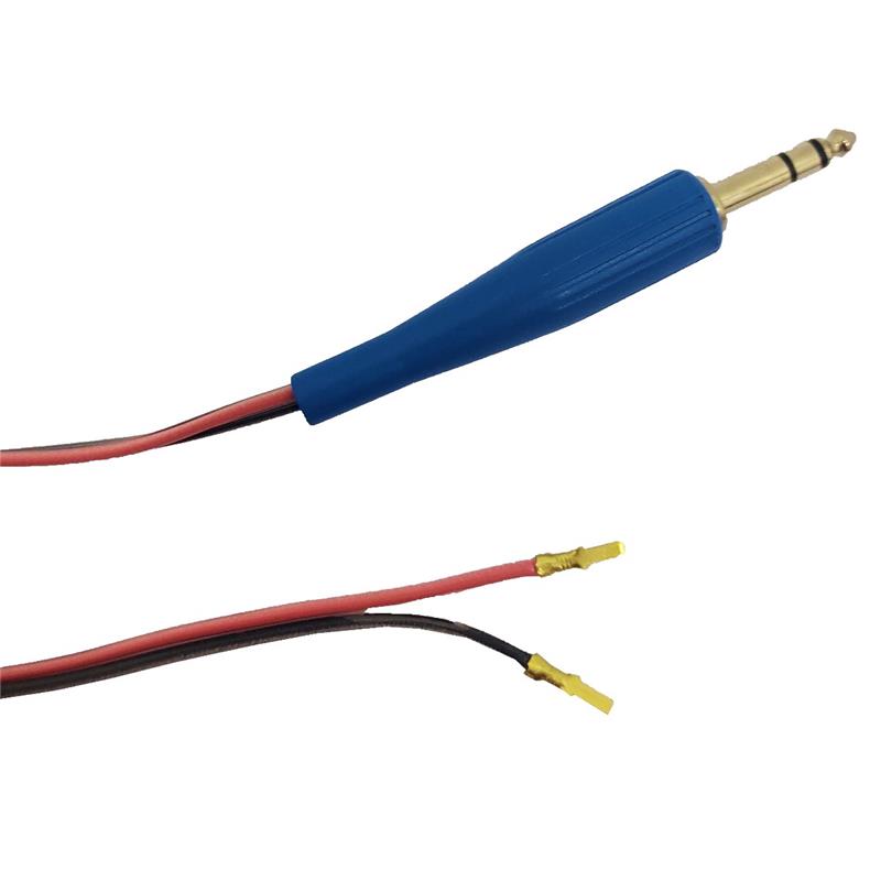 CABLE DE AUDIO ROJO NEGRO 6M DE 2X1 PLUG A TERMINAL