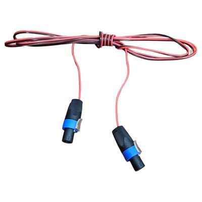 CABLE DE 6 MTS ROJO Y NEGRO. SPEAK ON - SPEAK ON