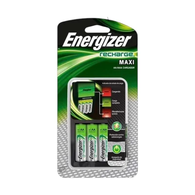 Cargador Maxi  (Apto  AA Y AAA) Inc 2 Pilas recargables AA