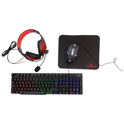 (*) COMBO DE TECLADO, MOUSE, AURICULAR Y PAD