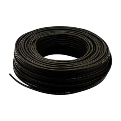 CABLE MIC.6 MM ST  NEGRO X 100m