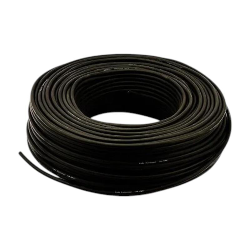 CABLE MIC.6 MM ST  NEGRO X 100m