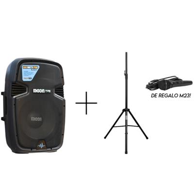 Combo de bafle  WILD15AUP y un pie de bafle con un microfono de regalo