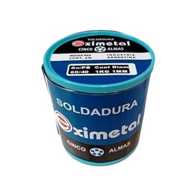 BOBINA DE 1KG 60% DIAM 1mm 5 ALMAS}