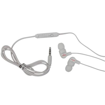 AURICULAR CON CONTROL DE VOLUMEN. BLANCO