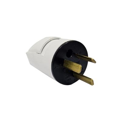 Ficha Blanca  Macho 220 exportacion a cable 00535