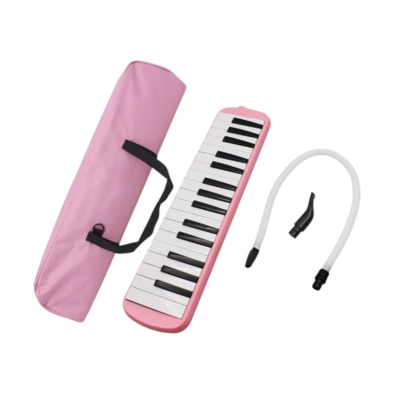 FLAUTA MELODICA DE 32 TECLAS. COLOR ROSA