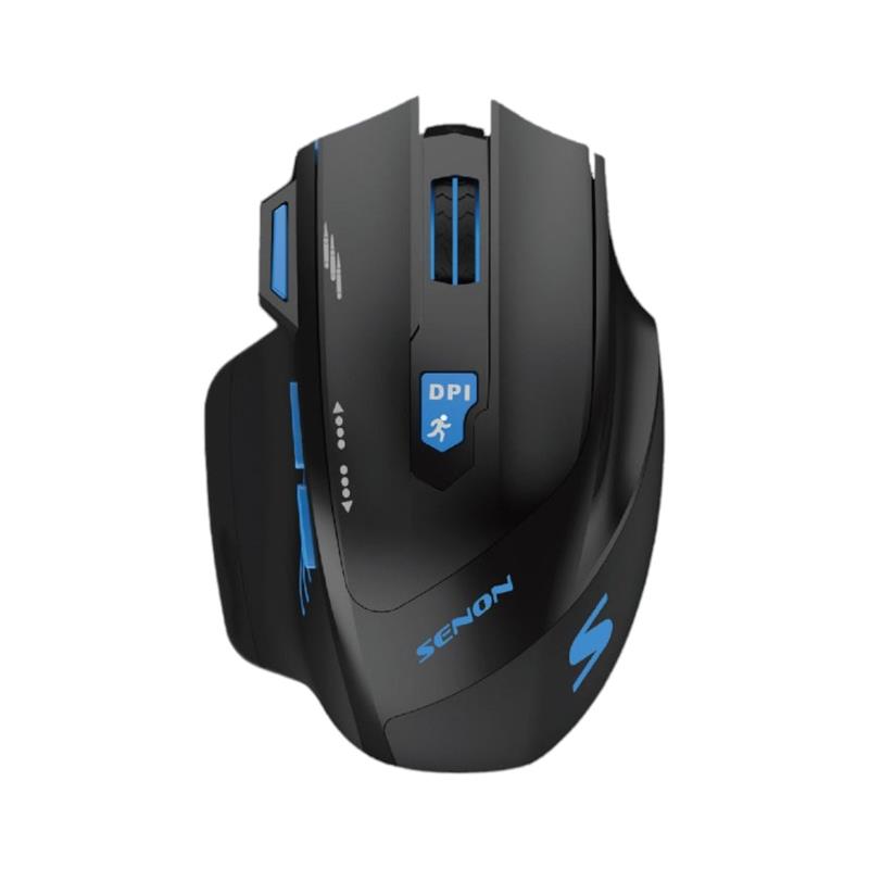 (*) MOUSE PARA GAMING NEGRO Y AZUL