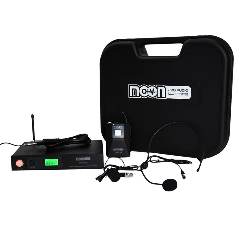 MICROFONO INALAMBRICO DE VINCHA / SOLAPA CON FRECUENCIA VARIABLE