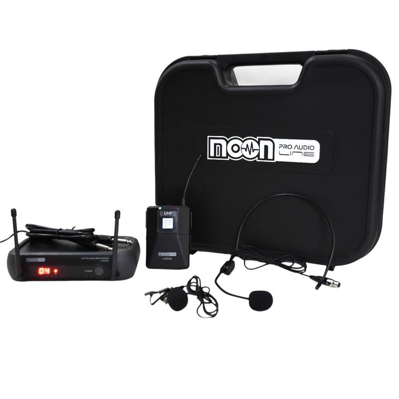 MICROFONO INALAMBRICO DE VINCHA CON FRECUENCIA VARIABLE