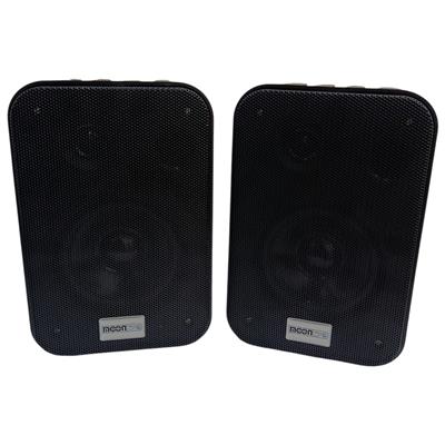 BAFLE DE 4 PLASTICO NEGRO