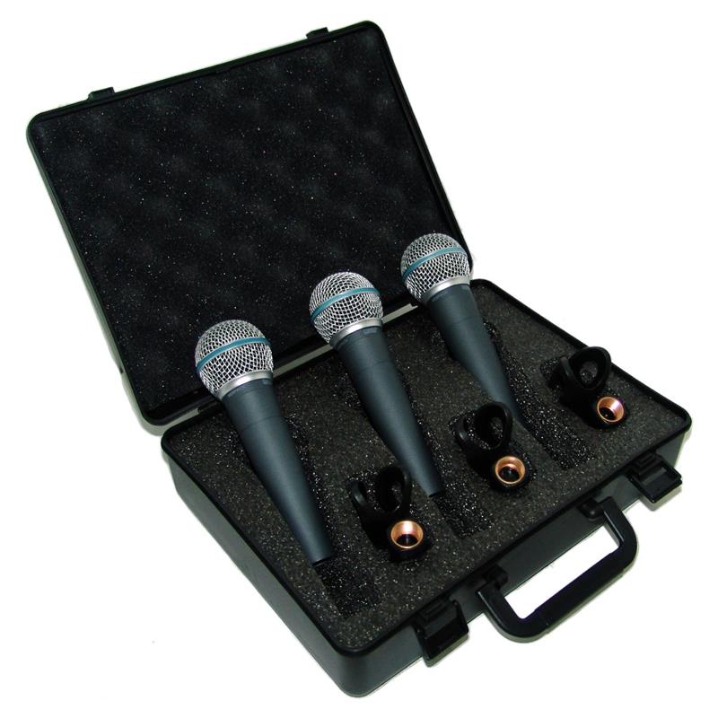 PACK DE MICROFONOS DINAMICOS