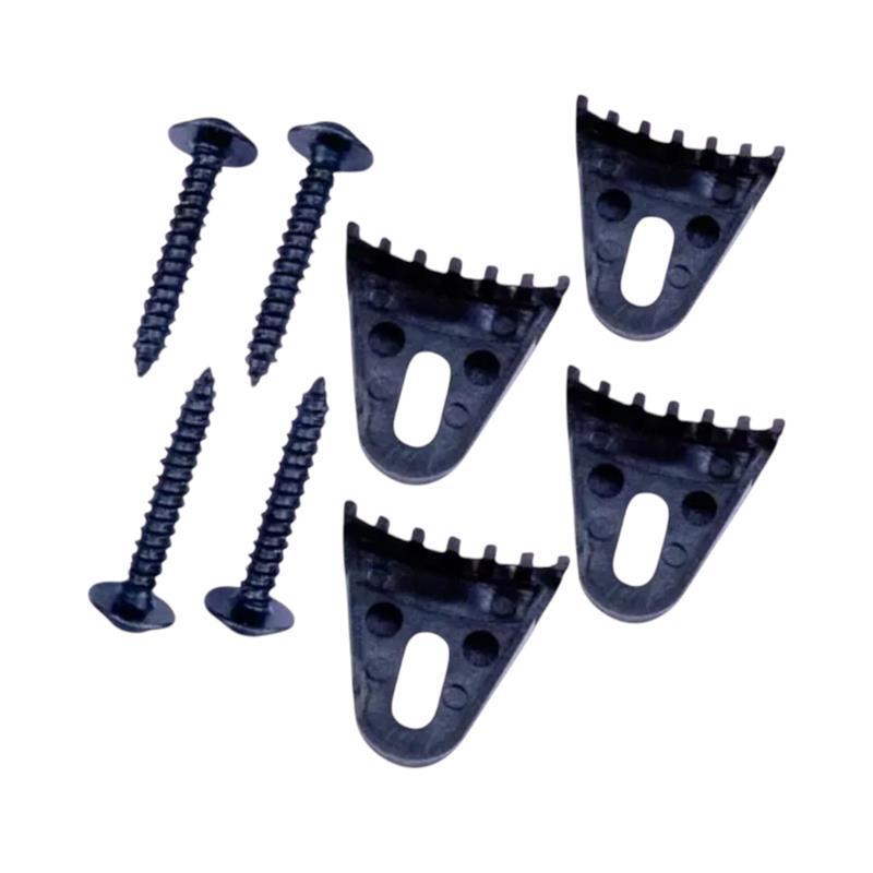 JUEGO DE 4 SOPORTES/TORNILLOS