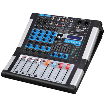 (*) CONSOLA MOON DE 6 CANALES (4 MN + 2 ST) 500w + 500w en 4 Ohms