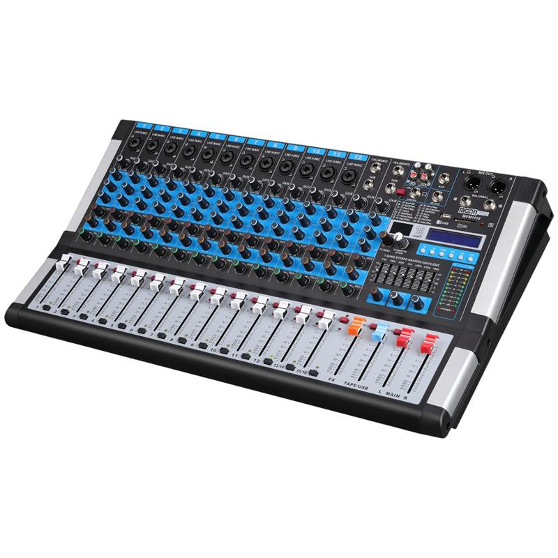 (*) CONSOLA MOON DE 16 CANALES (14 MN + 2 ST) 500w + 500w en 4 Ohms