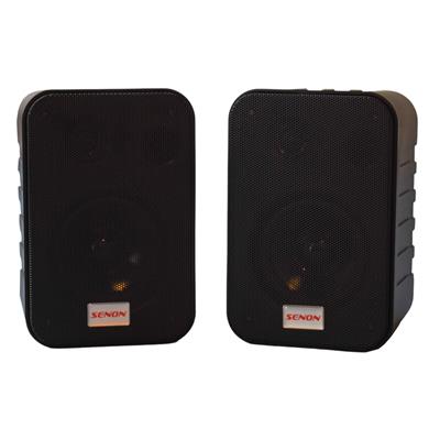 JUEGO DE BAFLE  DE 4¨ PLASTICO PARA INSTALACION NEGRO