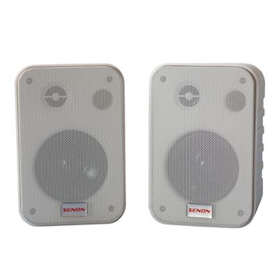 JUEGO DE BAFLE  DE 4¨ PLASTICO PARA INSTALACION BLANCO