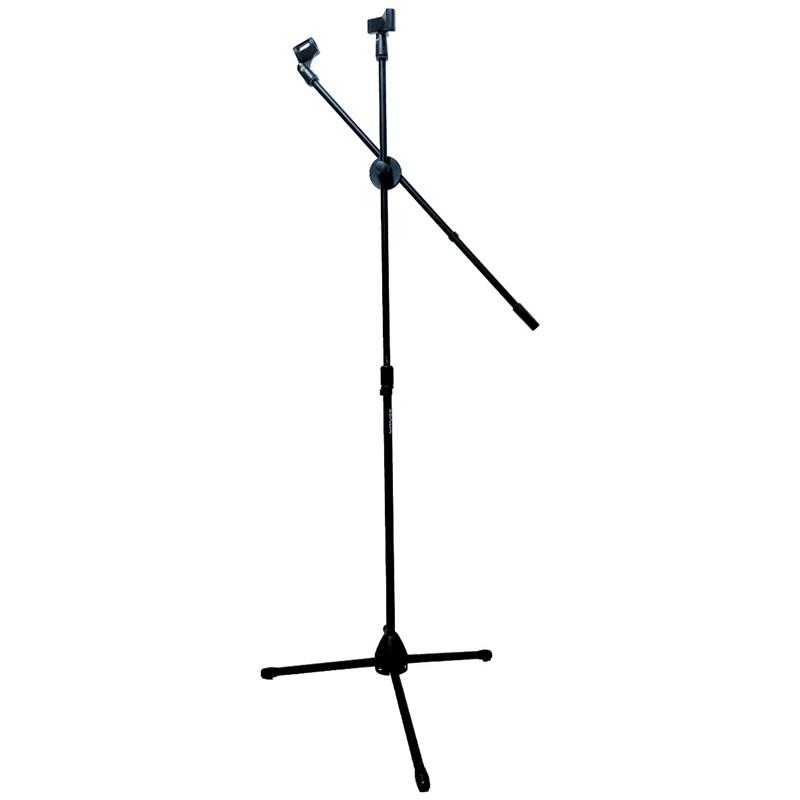 PIE DE MICROFONO DOBLE CON FUNDA