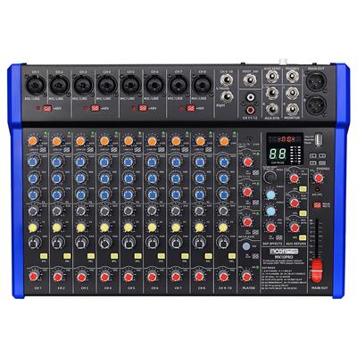 (*) MIXER DE  DIEZ CANALES CON 99 EFECTOS / DSP 24 BIT 48KHZ / MP3 / USB