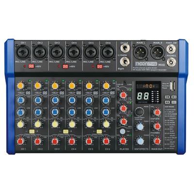 (*) MIXER DE OCHO CANALES CON 99 EFECTOS DSP 24 BIT 48KHZ / MP3 / USB