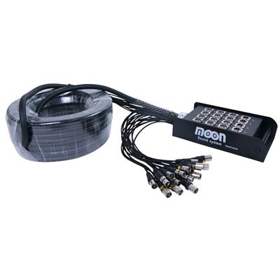 PACHERA DE 16 CANALES (12 envios y 4 retornos)  C/CABLE DE 30 MTS