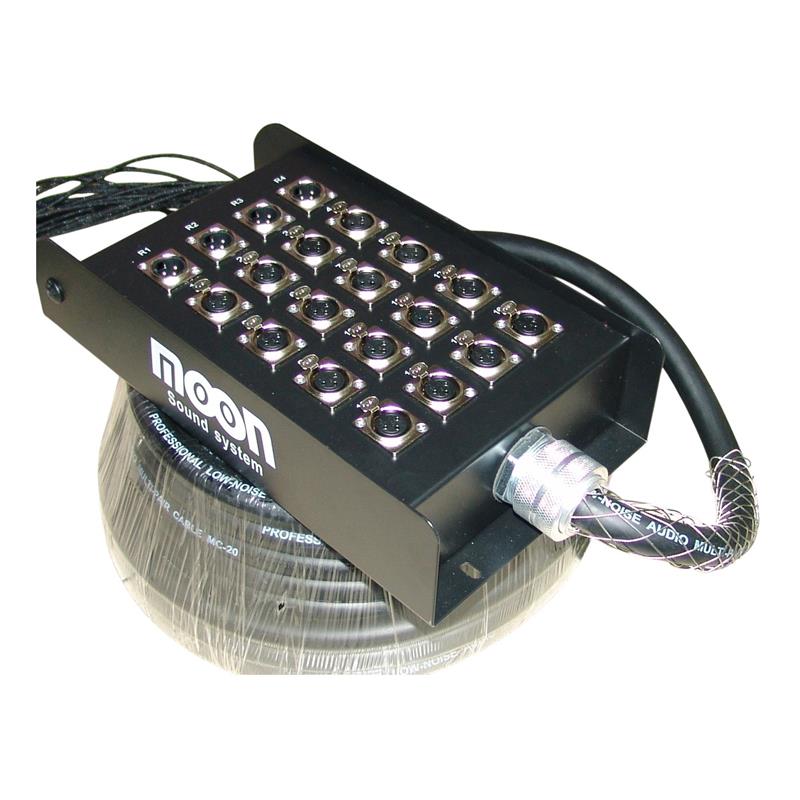 PACHERA DE 20 CANALES (16 envios y 4 retornos)  C/CABLE DE 20MTS