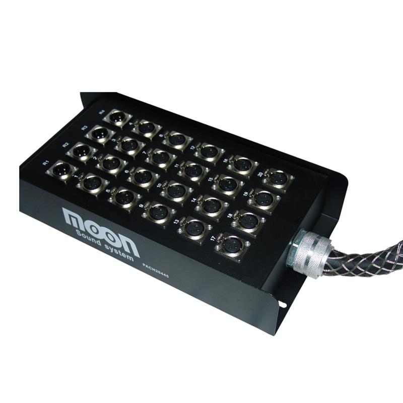 PACHERA DE 24 CANALES (20 ENVIOS Y 4 RETORNOS) C/CABLE DE 30 MTS