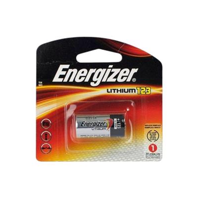 Pila Energizer de litio 123  para fotografia contiene 1 unidad