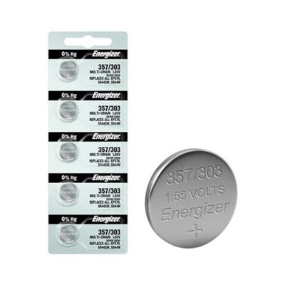 Blister de 5  Pilas Energizer para reloj 357/303